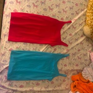 Two tank tops